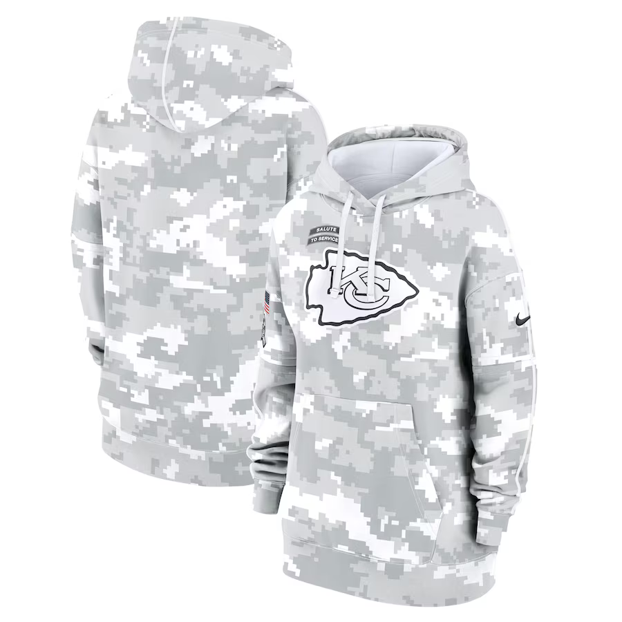 Women Kansas City Chiefs 2024 Nike NFL hoodie->women nfl jersey->Women Jersey